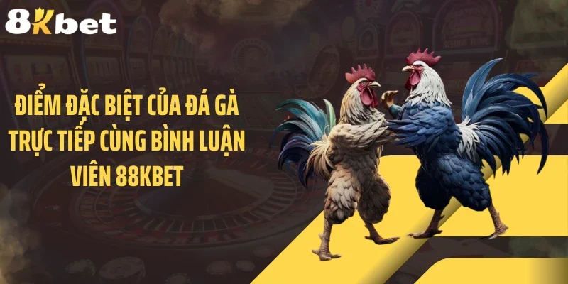 Điểm đặc biệt của đá gà trực tiếp cùng bình luận viên 88KBET